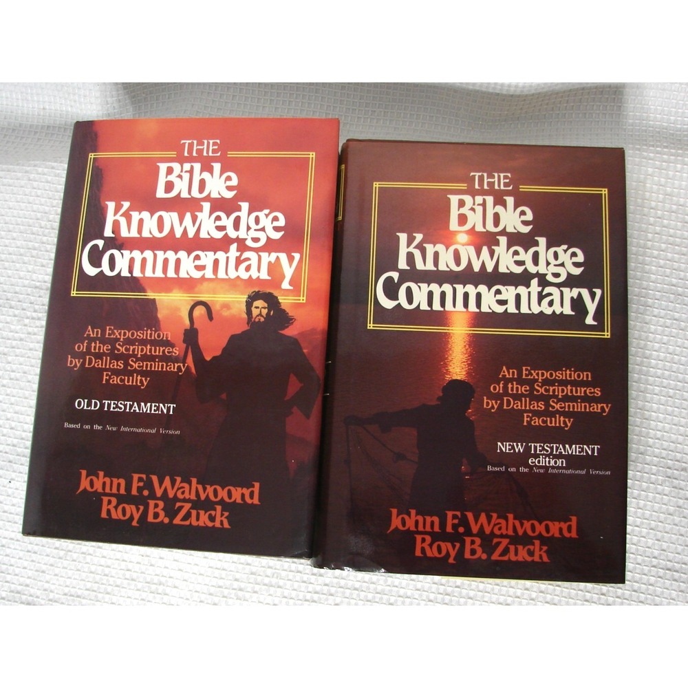 The Bible Knowledge Commentary Set Old And New Testament Walvoord Zuck Hardback